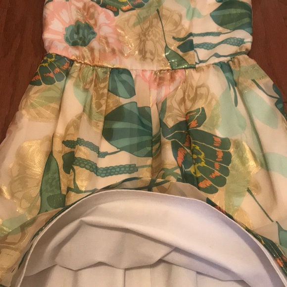 H&M Conscious Collection tulip dress metallic chic - Picture 5 of 8